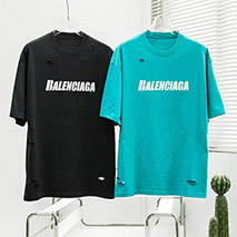 バレンシアガ 偽物 DESTROYED FLATGROUND Tシャツ 2色 bam86561