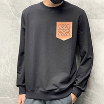 ロエベ 偽物 アナグラム エンブロイダリー スウェットシャツ lob63374