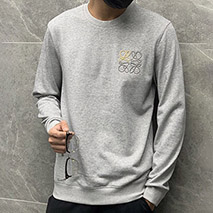 ロエベ 偽物 アナグラム エンブロイダリー スウェットシャツ lot94811