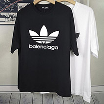 バレンシアガ 偽物 アディダス Tシャツ メンズ 2色 bar57901