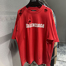 バレンシアガ コピー ロゴ入りコットンTシャツ bat02455