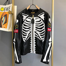 シュプリーム スーパーコピー 革のジャケット Vanson Leather Bones Jacket Shg54235