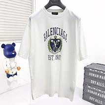 バレンシアガ コピー ロゴ入りコットンTシャツ baq76052