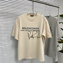 バレンシアガ スーパーコピー ロゴ入りコットン Tシャツ bag80455