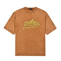バレンシアガ スーパーコピー ParisロゴプリントTシャツ Medium Fit bam93763