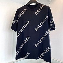 バレンシアガ 偽物 ALLOVER SPORTY LOGO フィット Tシャツ bac98825