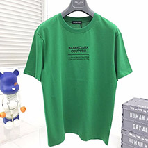 バレンシアガ コピー ロゴ入りコットンTシャツ bae75219