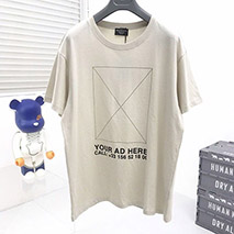 バレンシアガ コピー ロゴ入りコットン Tシャツ baq32255