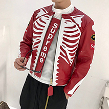シュプリーム コピー 革のジャケット Vanson Leather Bones Jacket She85383