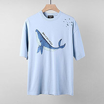 バレンシアガ スーパーコピー ロゴ ダメージ Tシャツ baj42631