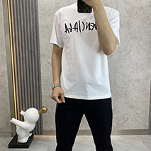 バレンシアガ コピー クルーネックロゴ Tシャツ ホワイト baq29190