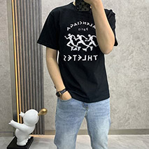 バレンシアガ スーパーコピー athletes Tシャツ ブラック bay32751