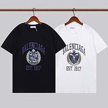 バレンシアガ コピー カレッジミディアムフィット Tシャツ 2色 bau22197