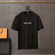 バレンシアガ 偽物 メールボックスモノグラムプリント Tシャツ ブラック bas23660