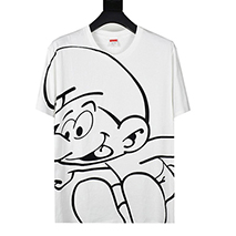 シュプリーム 偽物 Tシャツ 大きいスマーフ柄がかわいい Shj58371