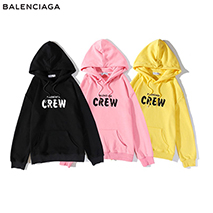 バレンシアガ コピー パーカー CREW ミディアムフィットフーディー 3色 bao43274