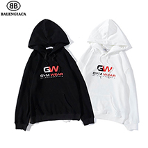バレンシアガ コピー パーカー GEM WEARロゴ入り フード付き 2色 bas33427