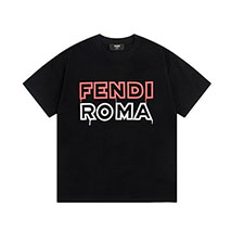 フェンディ スーパーコピー roma ロゴ Tシャツ feq21940
