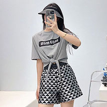 ミュウミュウ スーパーコピー Cotton ロゴコットンTシャツ myz72363