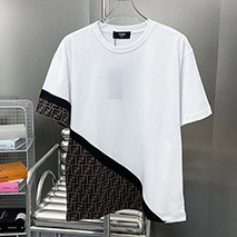 フェンディ スーパーコピー ホワイトジャージー Tシャツ fey08198