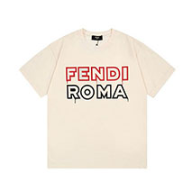 フェンディ 偽物 roma ロゴ Tシャツ feq98683