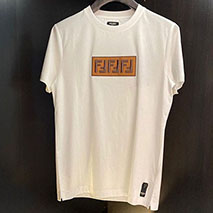 フェンディ コピー 刺繍 ジャージー 半袖 Tシャツ fex21666