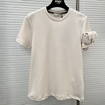フェンディ スーパーコピー バゲット FFバックル付きコットンTシャツ feu76258