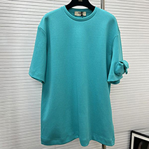フェンディ スーパーコピー バゲット FFバックル付きコットンTシャツ FY1180AM77F