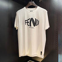 フェンディ コピー Tシャツ 半袖 クルーネック ティシャツ fes24621
