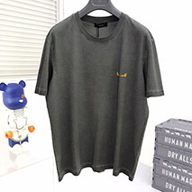 フェンディ コピー モンスター ロゴ クルーネック Tシャツ fea01225
