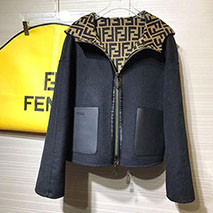 フェンディ コピー FF リバーシブル フーディー パーカー feo16546