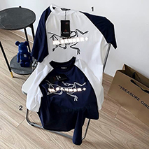 ジルサンダー スーパーコピー x アークテリクス リフレクティブ コラボTシャツ 男女兼用 Jia44336