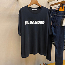 ジルサンダー コピー Tシャツ ロゴ プリント コットン 送関込み 2色 Jip45665