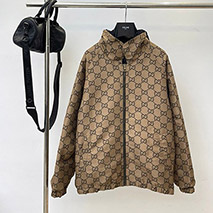 グッチ 偽物 GGコットンキャンバス製ジップジャケット guj06216