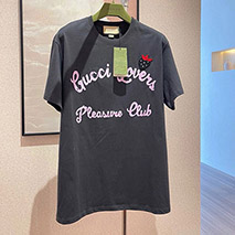 グッチ コピー プリント コットンジャージー Tシャツ guk73440