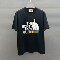 グッチ スーパーコピー x ノースフェイス コラボ 半袖Tシャツ guy30492