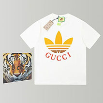 グッチ スーパーコピー ×adidas オーバーサイズ コットン Tシャツ gul17263
