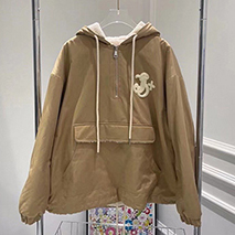ジルサンダー スーパーコピー モックパーカー もっとフリース Jin75183