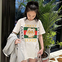 グッチ コピー Kawaii ヴィンテージロゴ プリント Tシャツ guy35171