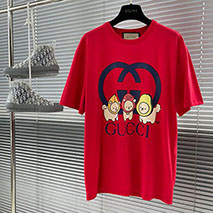 グッチ コピー ×Kawaii キャットプリント Tシャツ guj83879