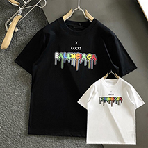 グッチ 偽物 x バレンシアガ コラボ 半袖Tシャツ 2色 guu97767