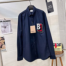 バーバリー コピー モノグラムモチーフ コットンポプリン シャツ Bae93707