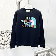 グッチ コピー ×ノースフェイス コラボ 長袖コットントレーナー guz15633