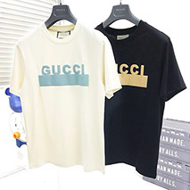 グッチ 偽物 ホワイト Tシャツ コットン 2色 guf64851