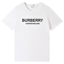 バーバリー スーパーコピー Tシャツ クルーネック 半袖 ロゴ Bap14390