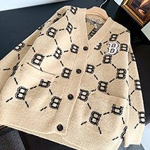 バーバリー 偽物 オーバーサイズ カーディガン Bab89462