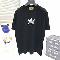 アディダス×グッチ 偽物 コットンジャージー Tシャツ gue86773