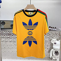 ディダス×グッチ コピー コットン ジャージ Tシャツ gue57855