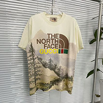  グッチ コピー ×ノースフェイス コラボ 半袖Tシャツ 