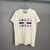 グッチ 偽物 コットン Tシャツ 半袖 ロゴ gud69063